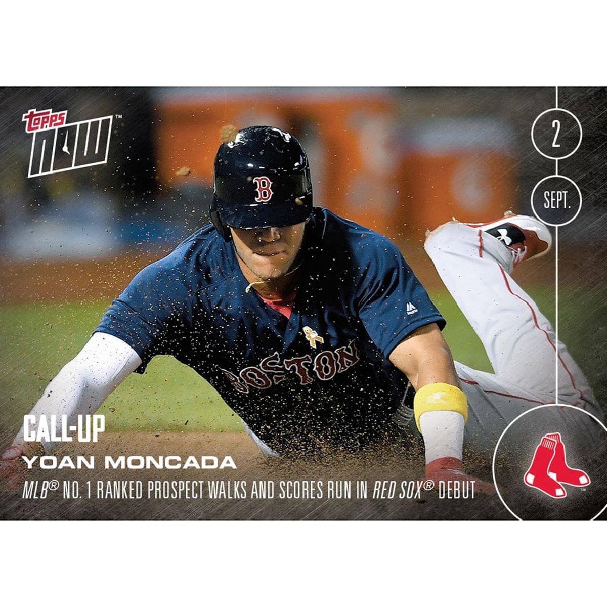 MLB Boston Red Sox Yoan Moncada #418 Topps NOW