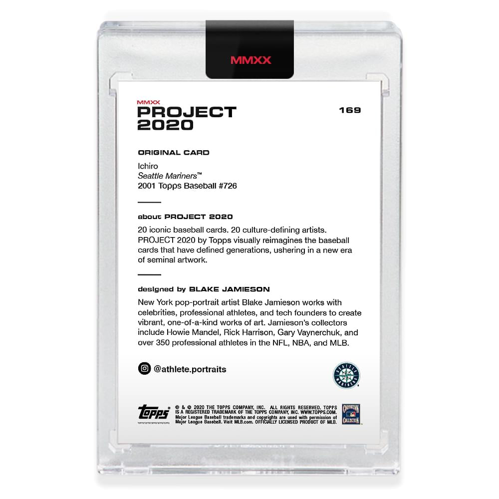 Topps PROJECT 2020 Card 169 - 2001 Ichiro by Blake Jamieson