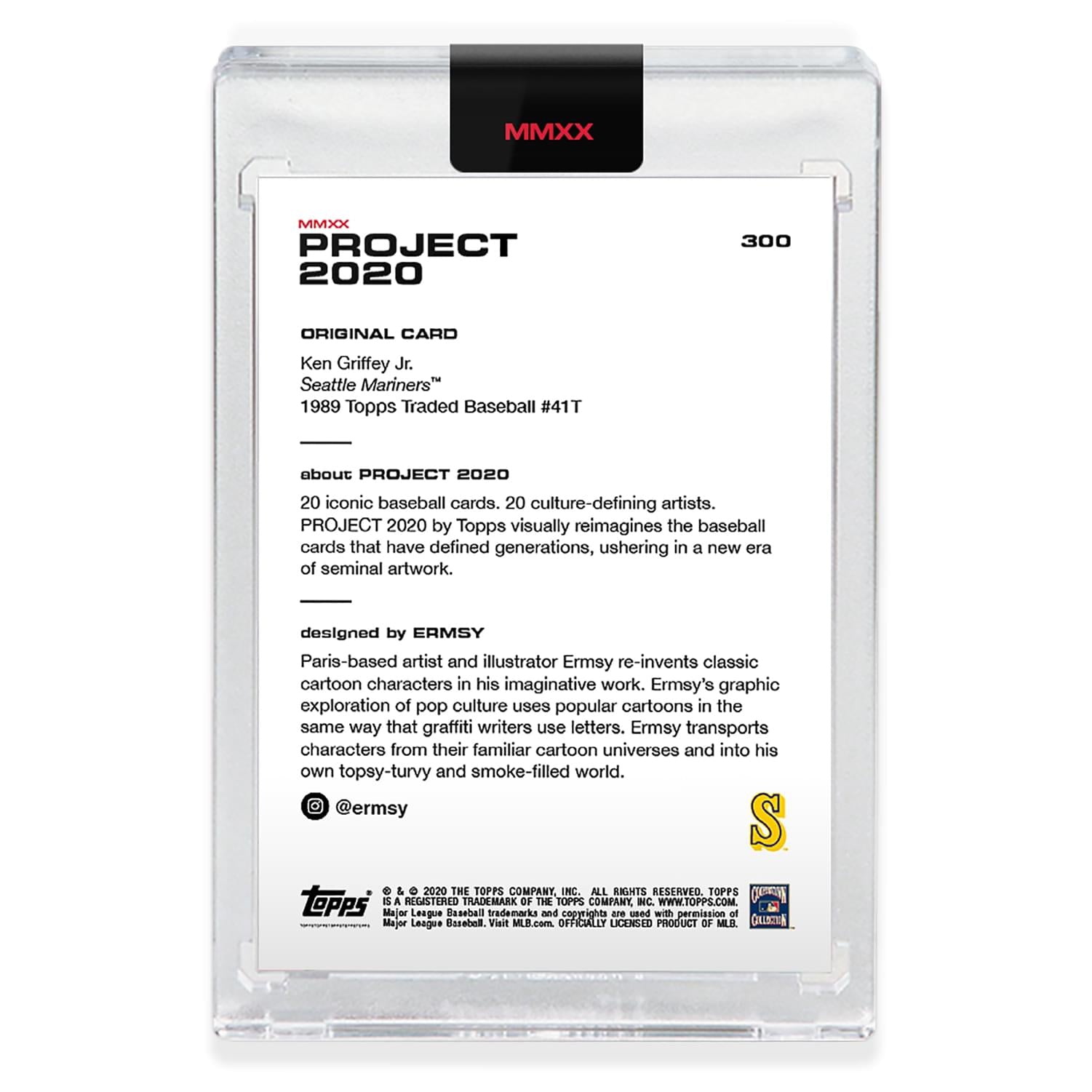 Topps PROJECT 2020 Card 300 - 1989 Ken Griffey Jr. by Ermsy