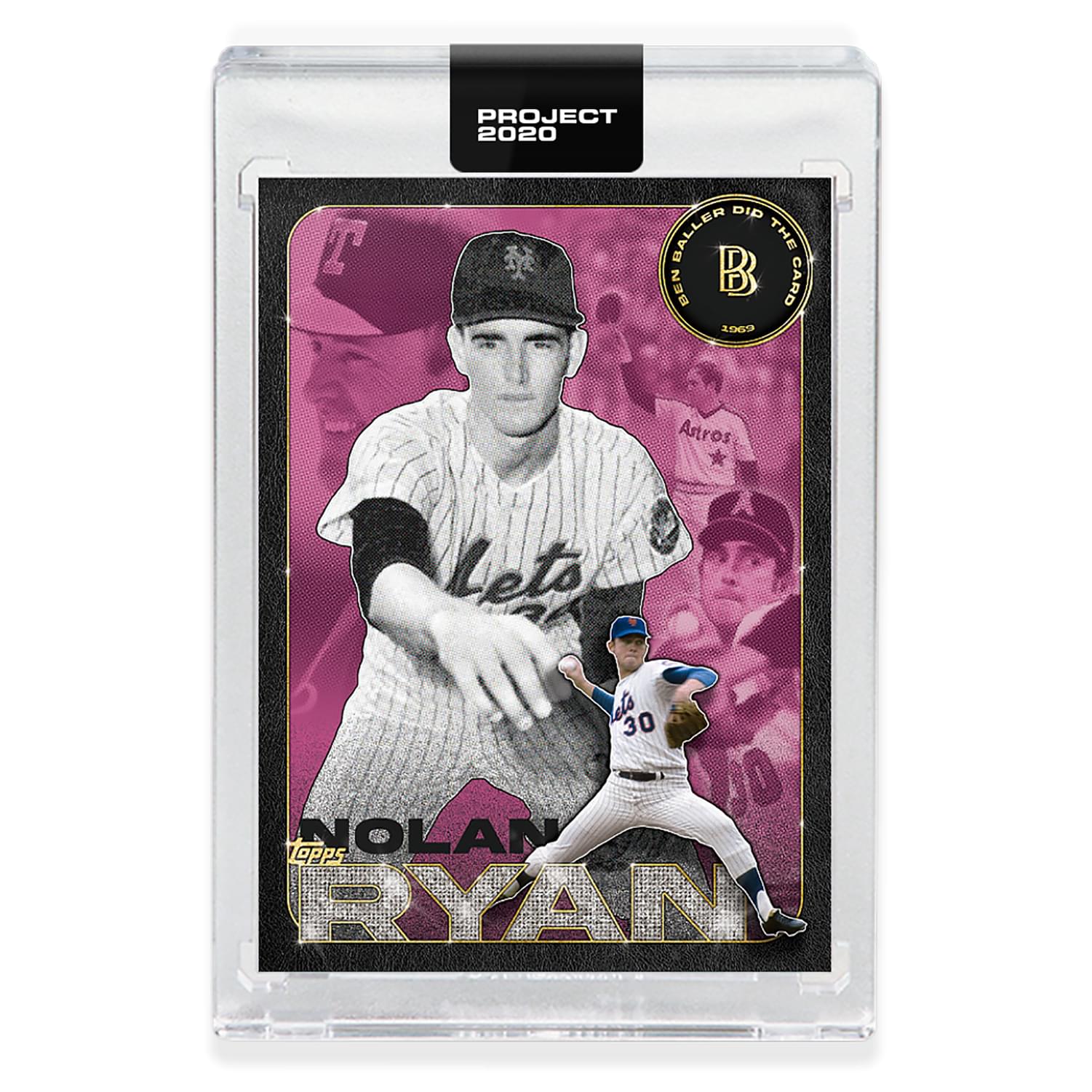 Topps PROJECT 2020 Card 329 - 1969 Nolan Ryan by Ben Baller