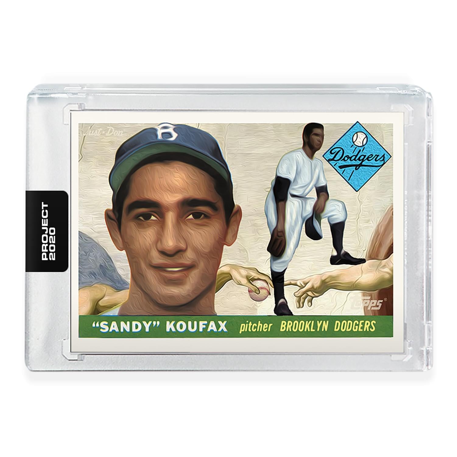 Topps PROJECT 2020 Card 374 - 1955 Sandy Koufax by Don C