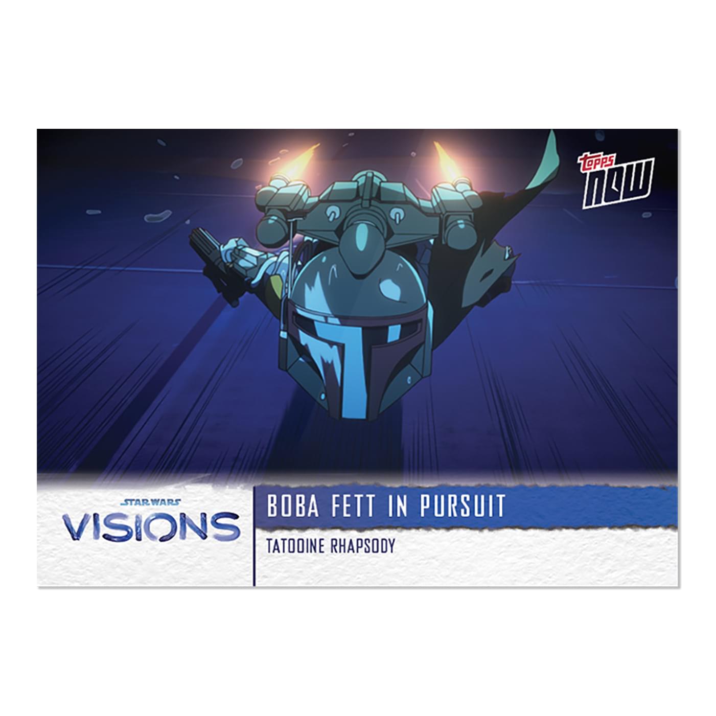 Star Wars Visions 2021 TOPPS NOW 5-Card Pack | Tatooine Rhapsody