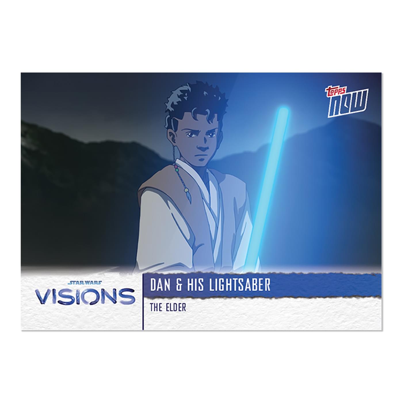 Star Wars Visions 2021 TOPPS NOW 5-Card Pack | The Elder