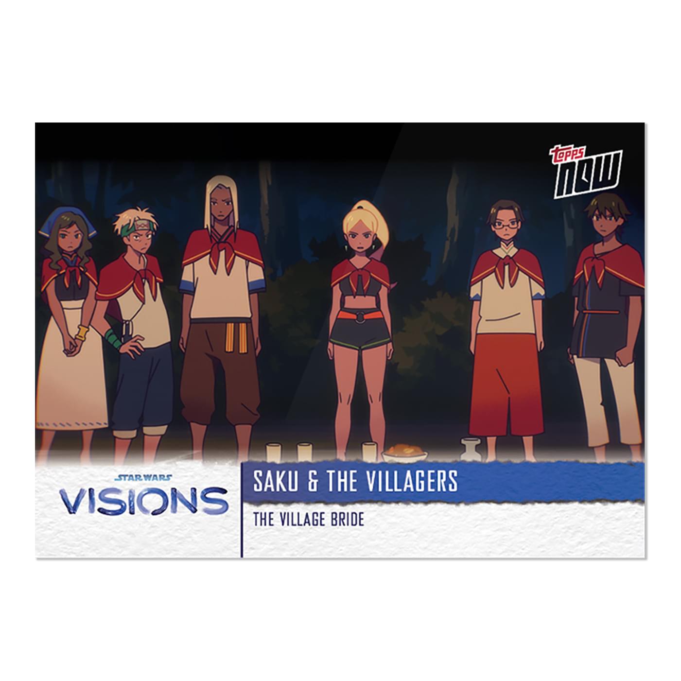 Star Wars Visions 2021 TOPPS NOW 5-Card Pack | The Village Bride