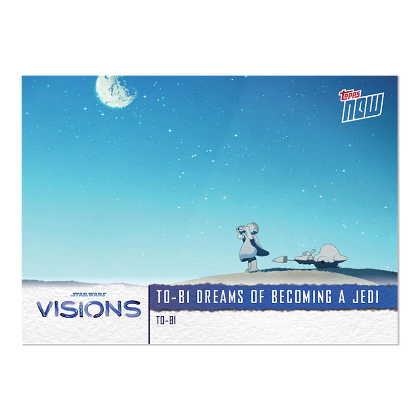 Star Wars Visions 2021 TOPPS NOW 5-Card Pack | T0-B1