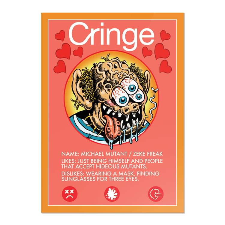 Garbage Pail Kids: Valentines Day is Canceled! 2023 Topps | Red