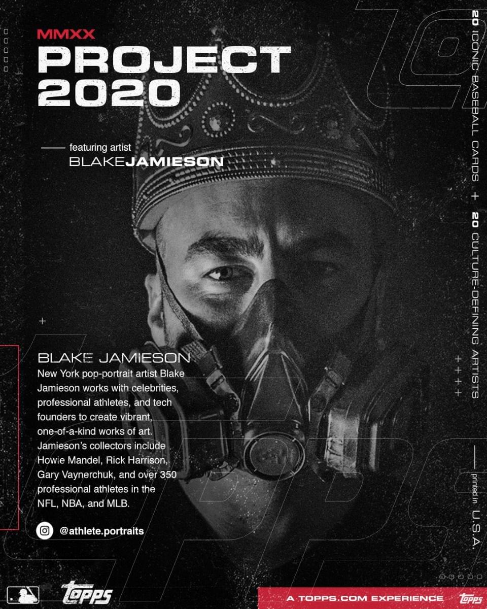 Topps PROJECT 2020 Card 18 - 1969 Nolan Ryan by Blake Jamieson Includes 1 - 2.5"x3.5" trading card encased in one-touch magnetic case