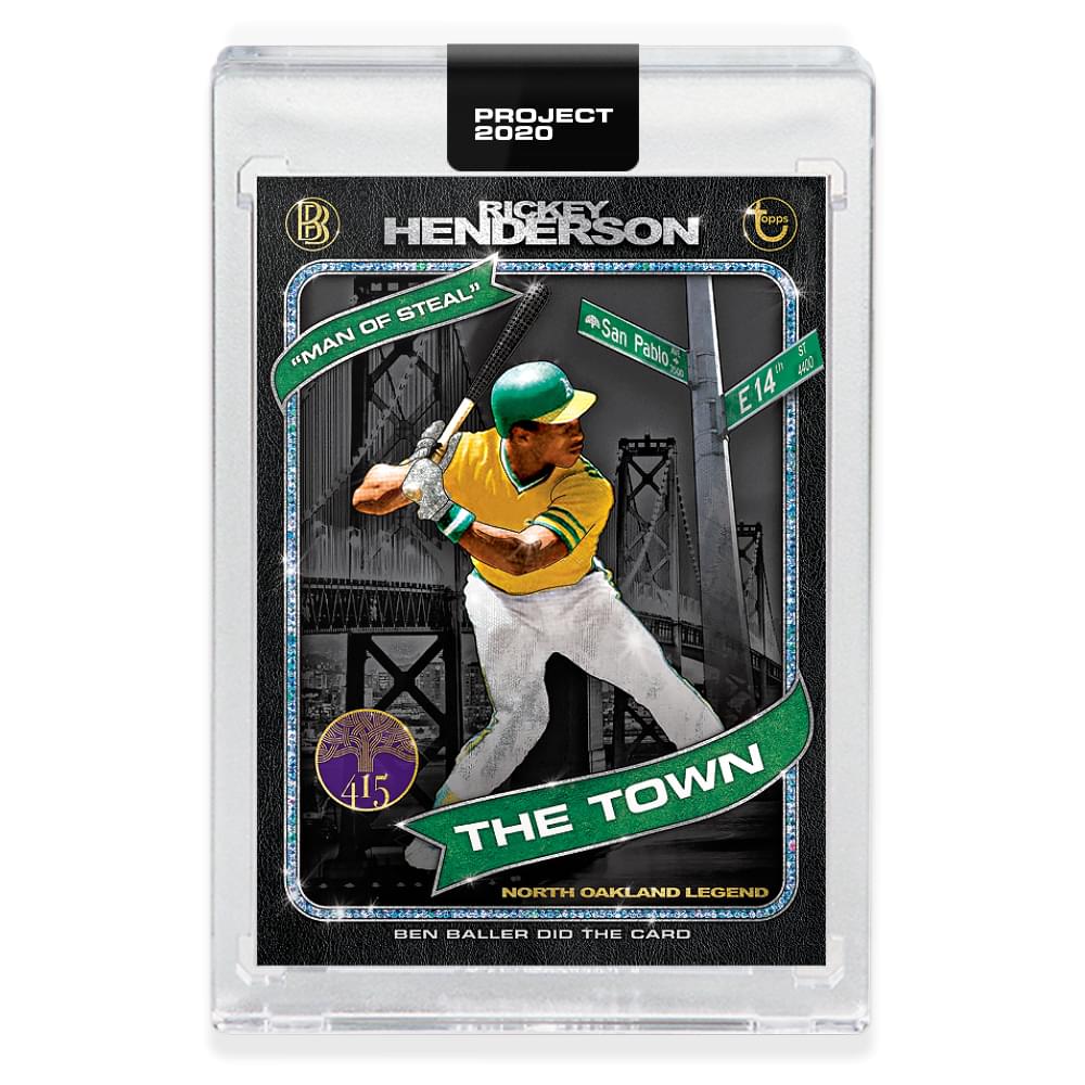 Topps PROJECT 2020 Card 71 - 1980 Rickey Henderson by Ben Baller