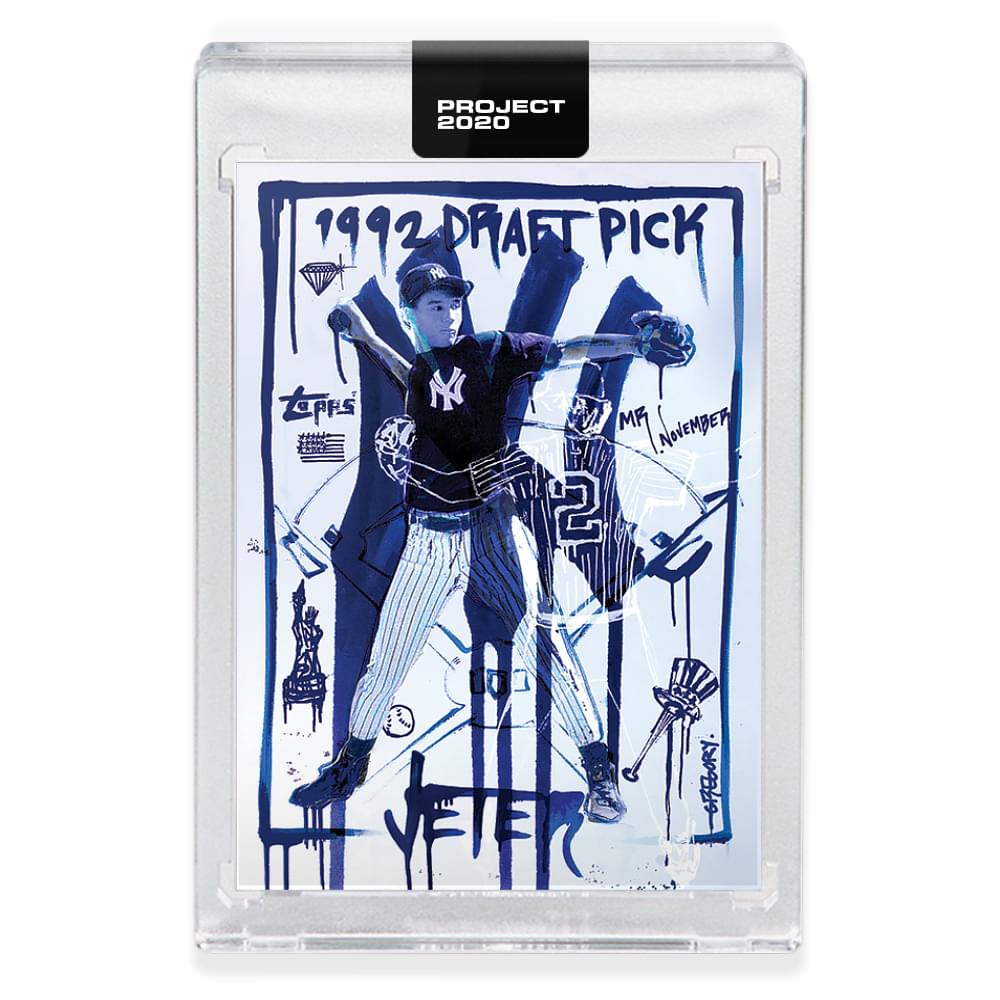 Topps PROJECT 2020 Card 93 - 1993 Derek Jeter by Gregory Siff