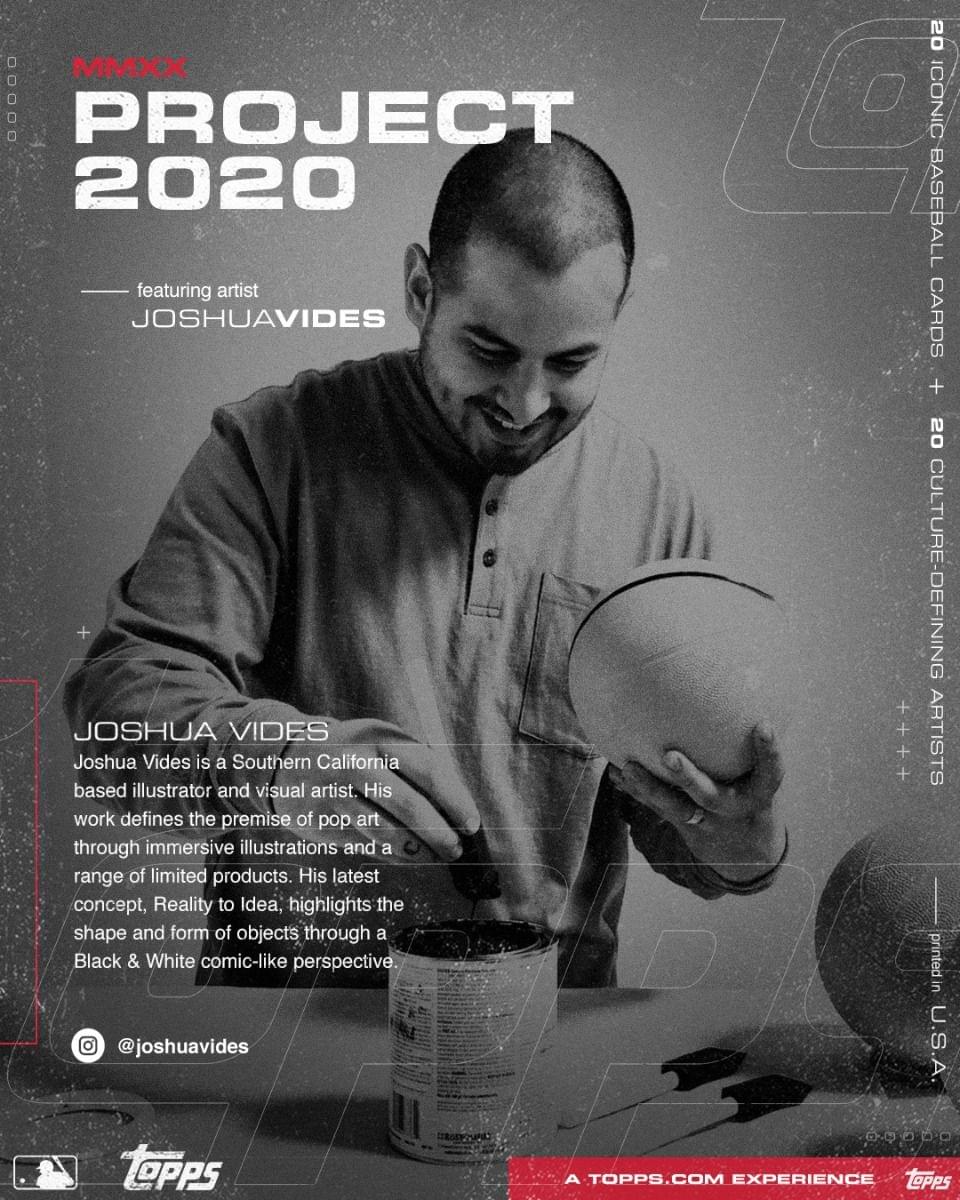 Topps PROJECT 2020 Card 98 - 1952 Jackie Robinson by Joshua Vides