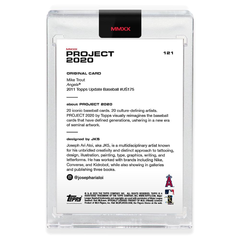 Topps PROJECT 2020 Card 121 - 2011 Mike Trout by JK5
