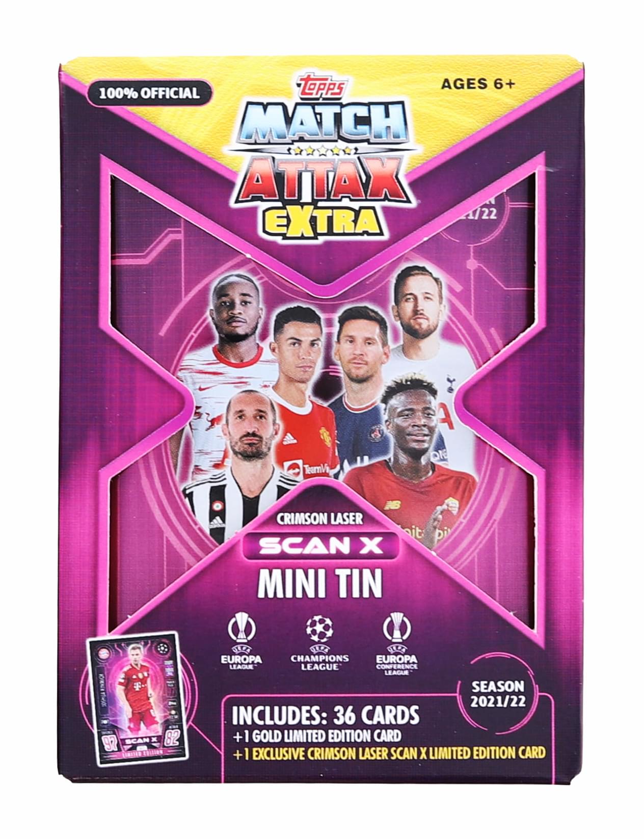 clash royale rare card 2021/2022 Topps UEFA Champions League Match Attax Extra Mini Tin