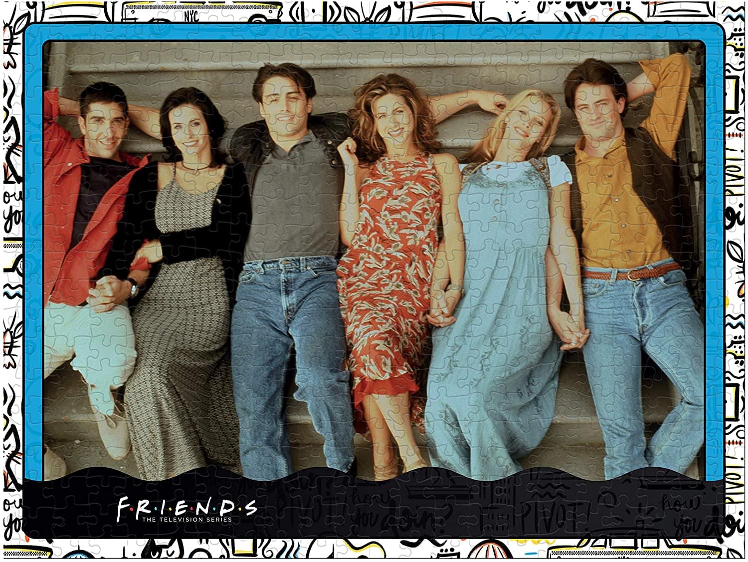 Friends Stairs 1000 Piece Jigsaw Puzzle
