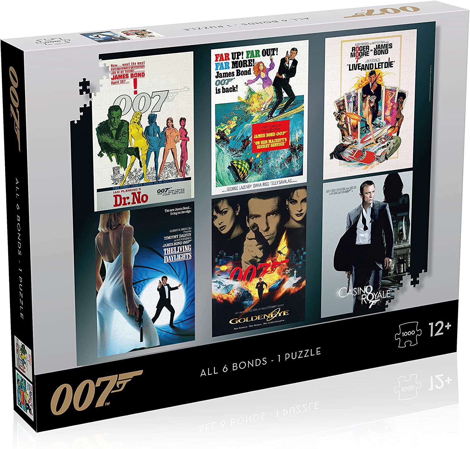 James Bond 007 All Six Bonds 1000 Piece Jigsaw Puzzle
