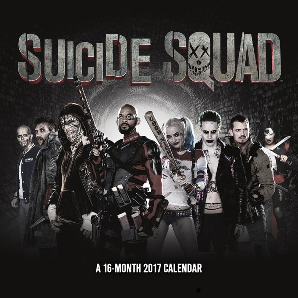 Squad 2017 12 x12 Wall Calendar Free Shipping