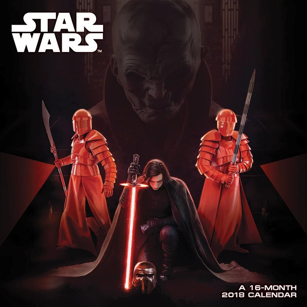 Star Wars: The Last Jedi 2018 Mini Wall Calendar