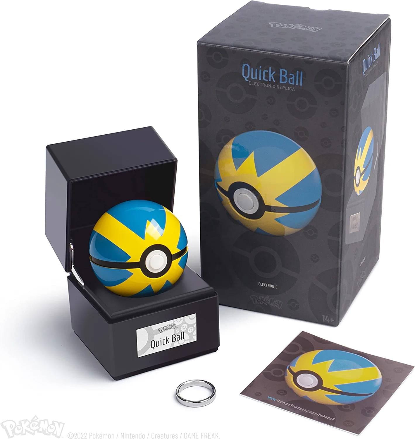 Pokemon Light-Up Die-Cast Quick Ball Replica