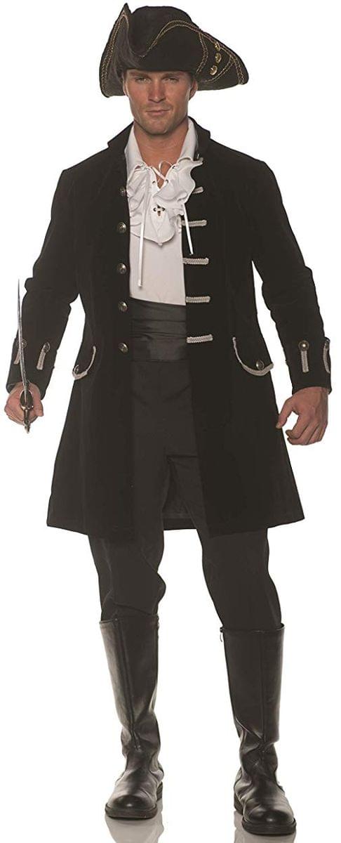 Frock Coat Men's Victorian Black Costume Jacket Free Shipping