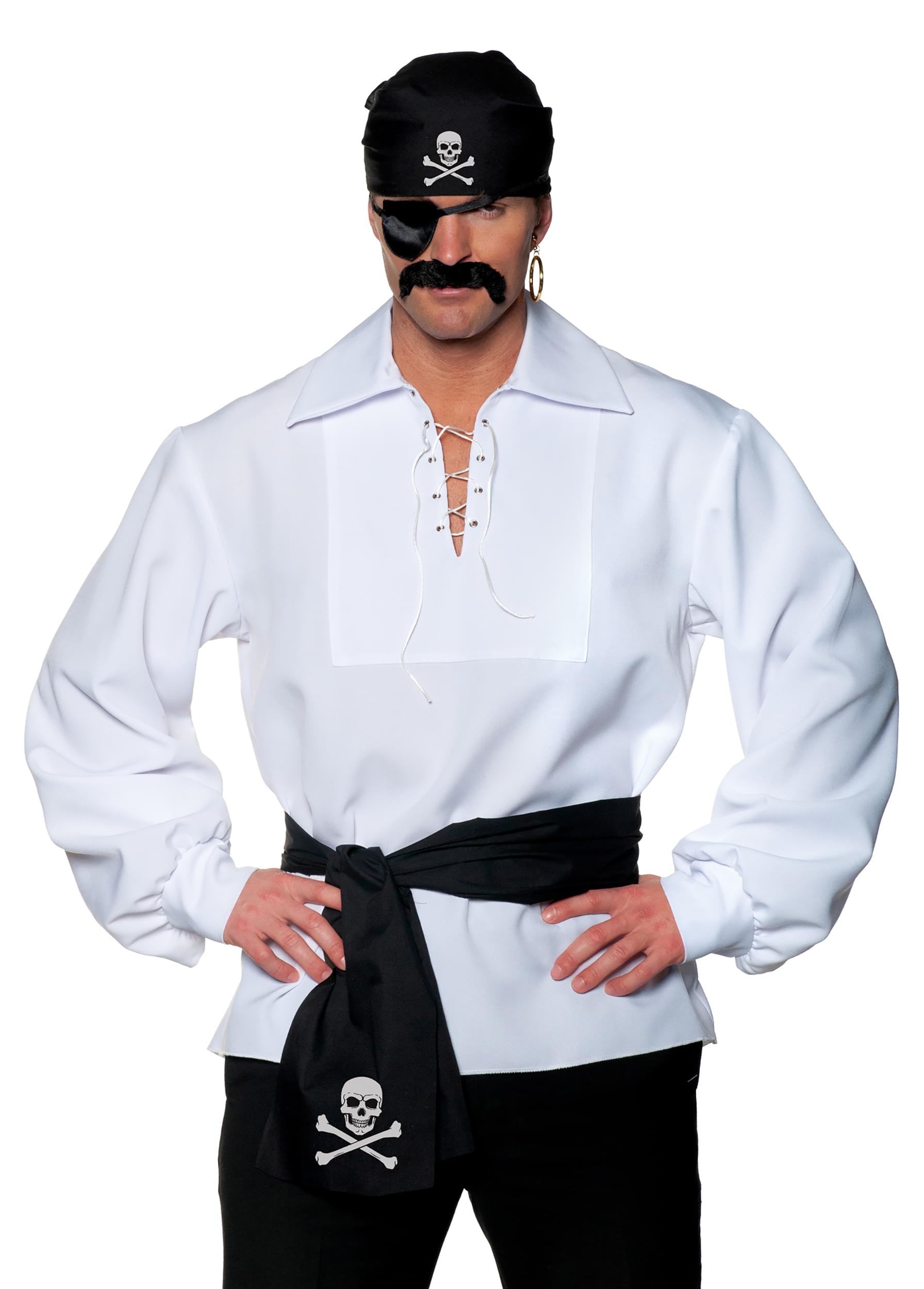 Pirate 5 Piece Adult Costume Accessory Kit | One Size