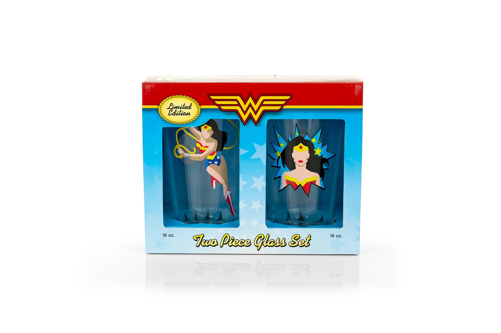 Wonder Woman Pint Glass Set (2-Pack)