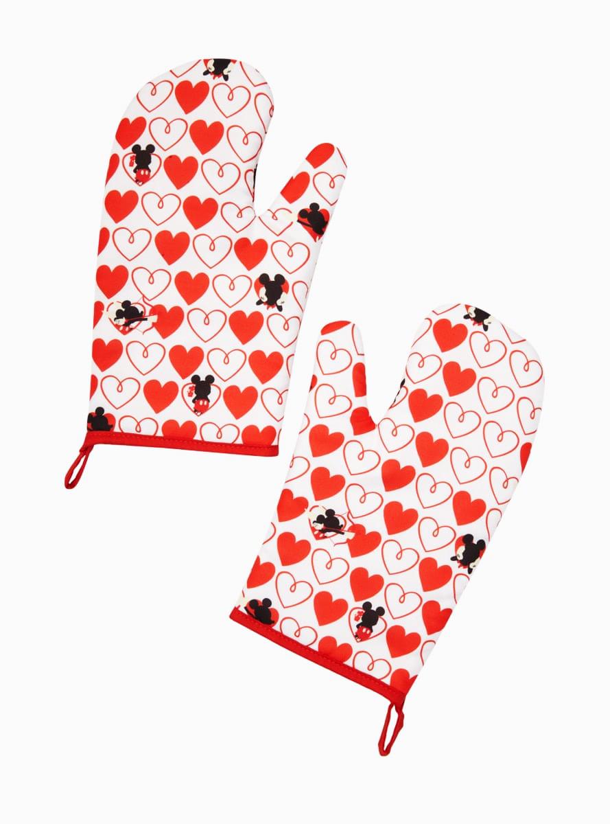 Disney Mickey Mouse Red Heart Series Oven Mitts 2 Pack