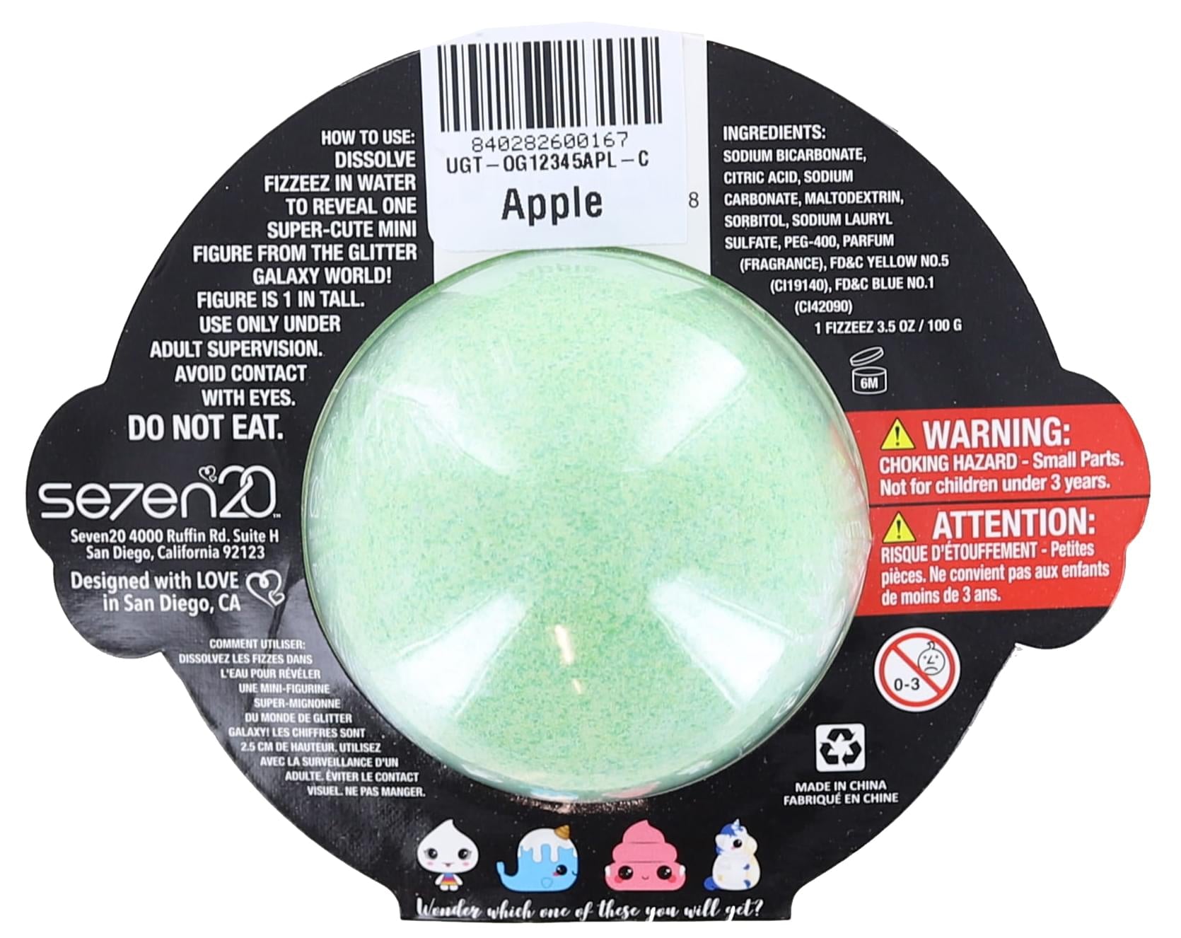 Glitter Galaxy FIZZEEZ Super Adorable Teeny-Tiny Surprise Toy | Apple