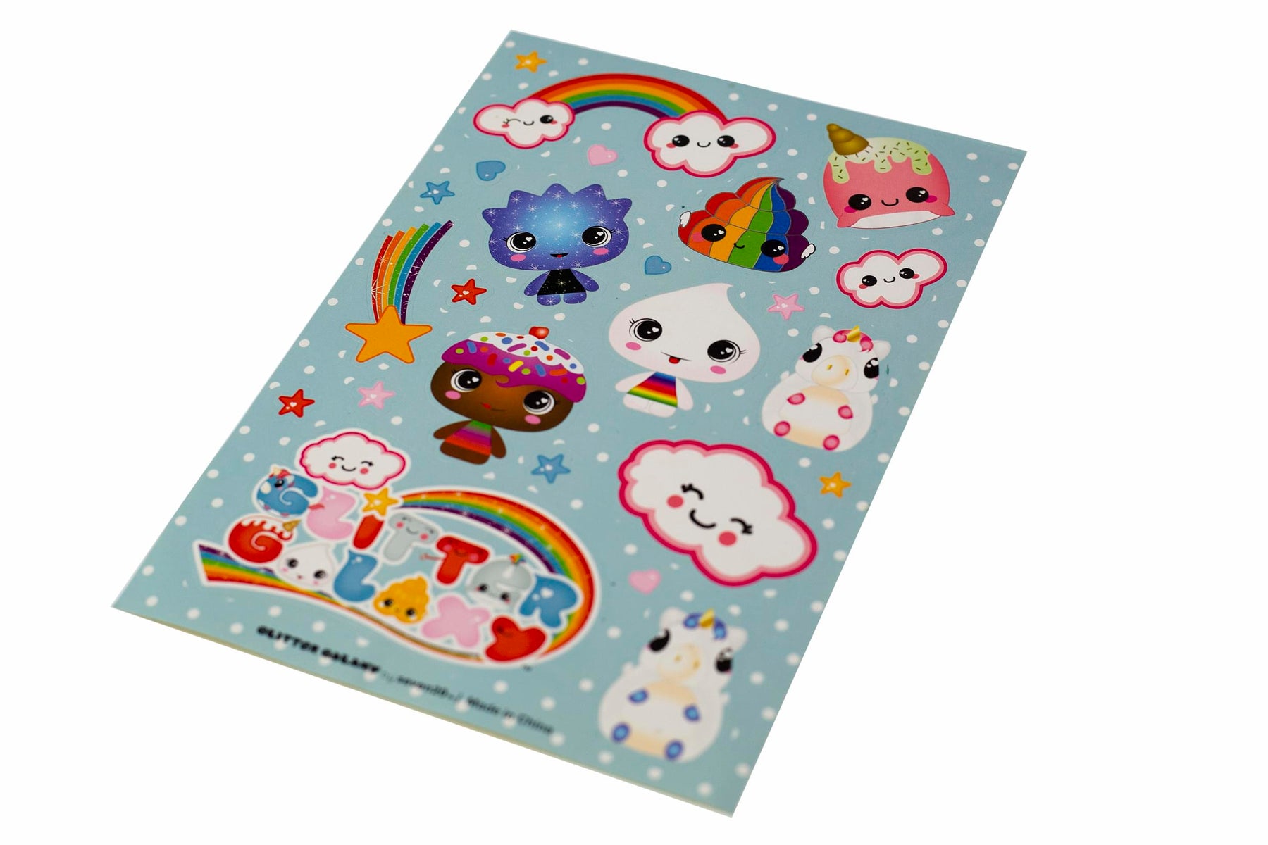 Glitter Galaxy Sticker Friends Sheet Wave 1