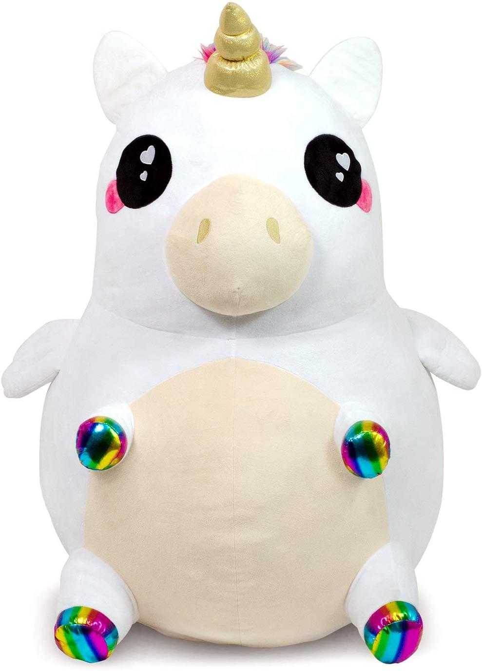 Som regel kupon mod Glitter Galaxy Rainbow Unicorn 48 Inch Stuffed Animal Plush | Free Shi