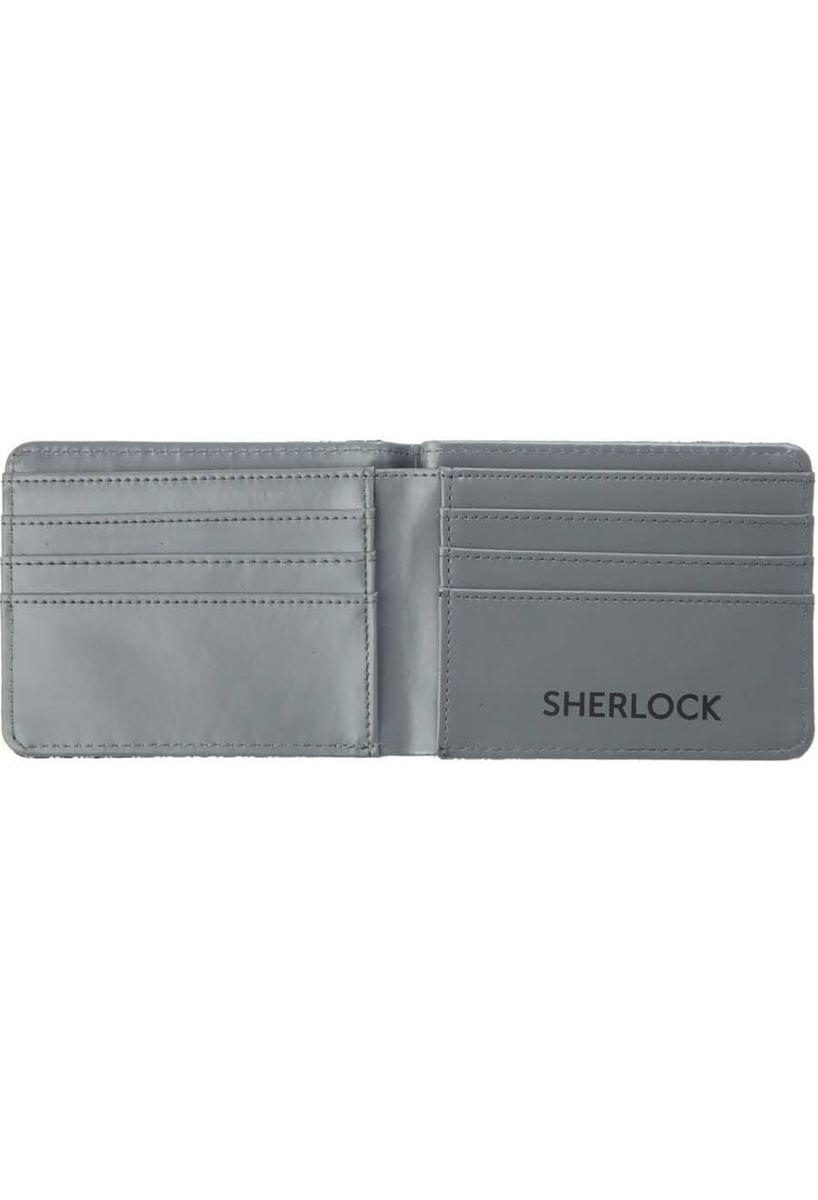 Sherlock Holmes Men's Bi-Fold Wallet: Get Sherlock (Grey)