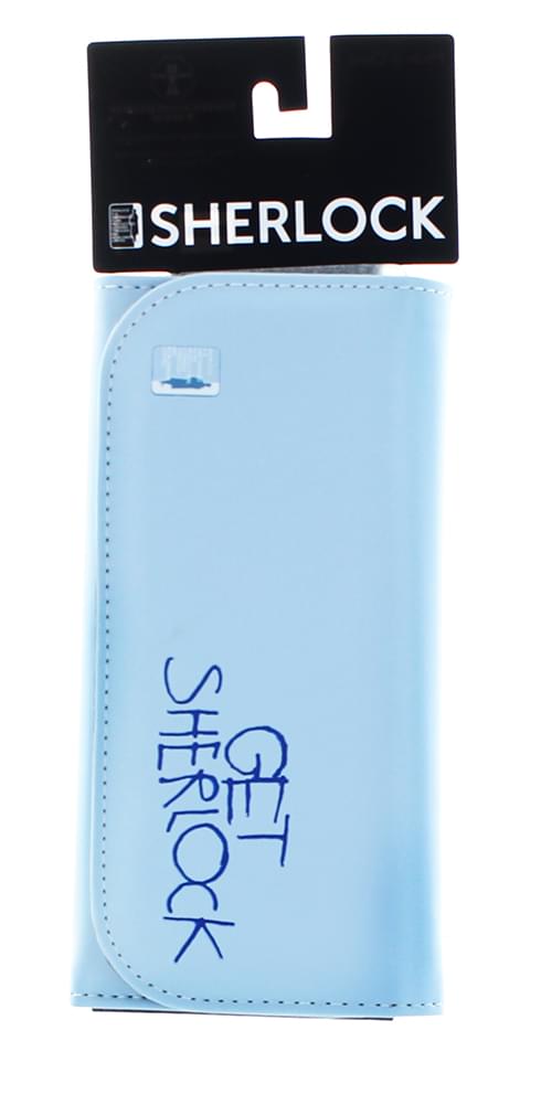 Sherlock Holmes Women's Clutch Wallet: I Am Sher Locked (Teal)
