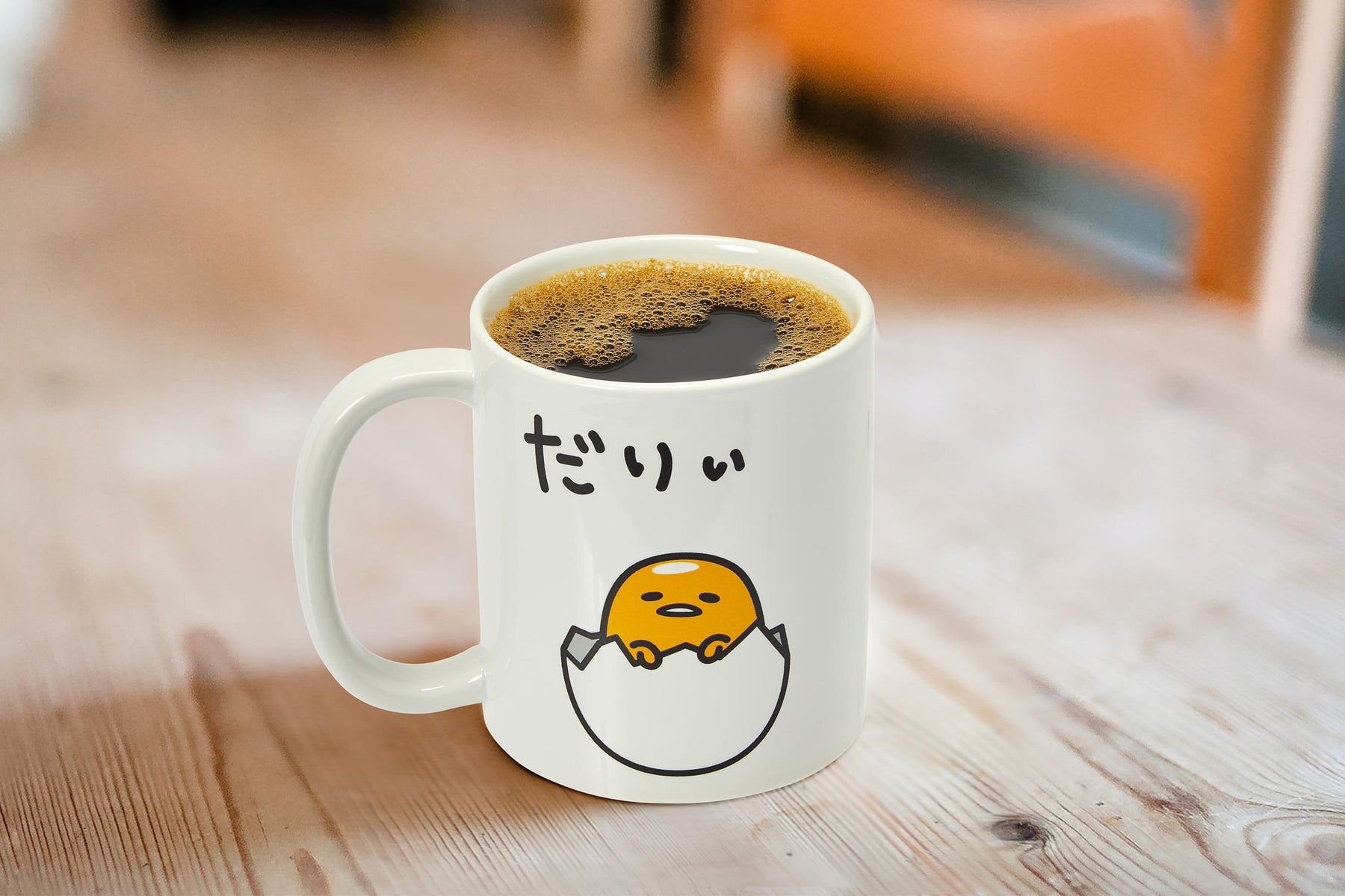 Gudetama Sitting In Eggshell 20-Oz Ceramic Mug