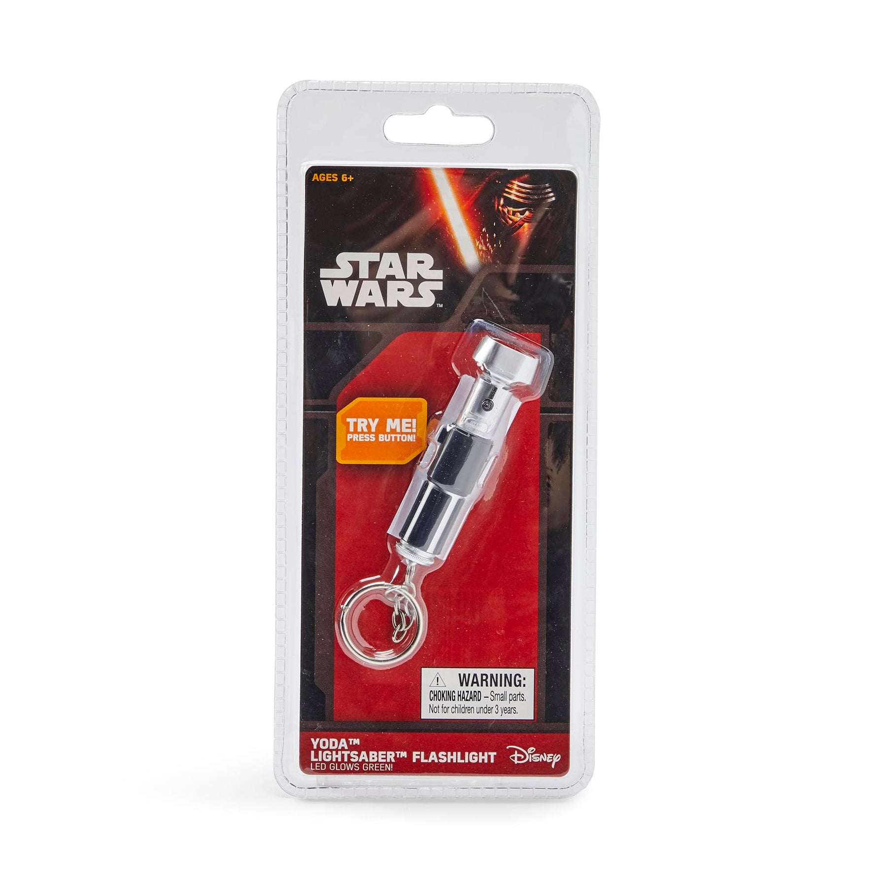 Star Wars Mini Lightsaber Flashlight Key Chain: Yoda