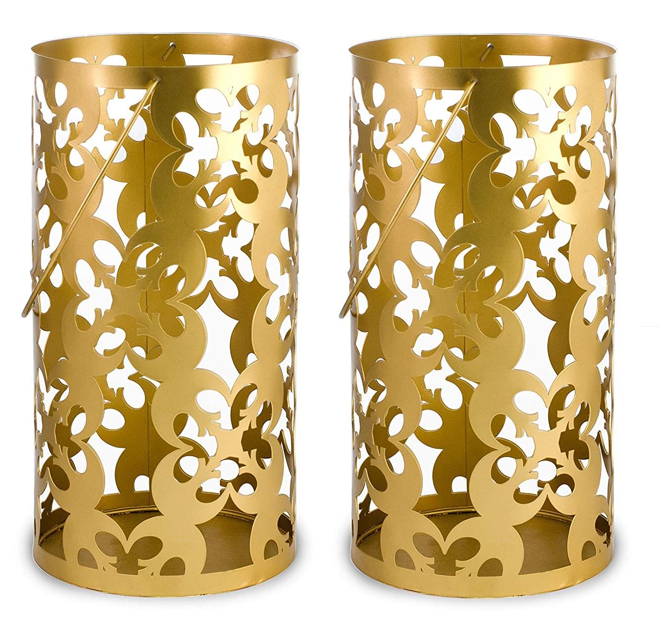 Star Wars Gold Stamped Lantern | Rebel Symbol | 11.5 Inches | Set of 2