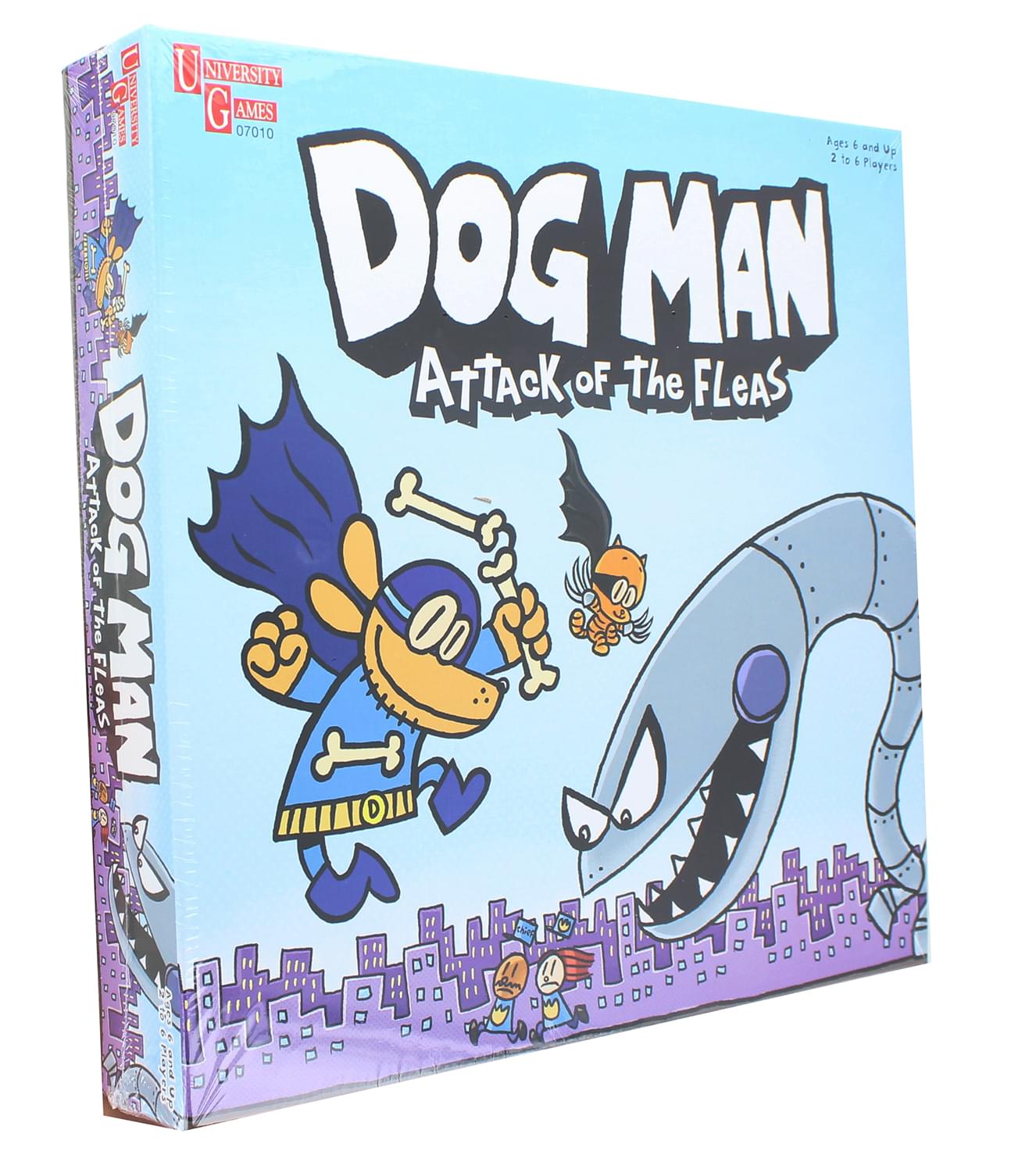 Dog Man Attack of the Fleas Board Game | For 2-6 Players