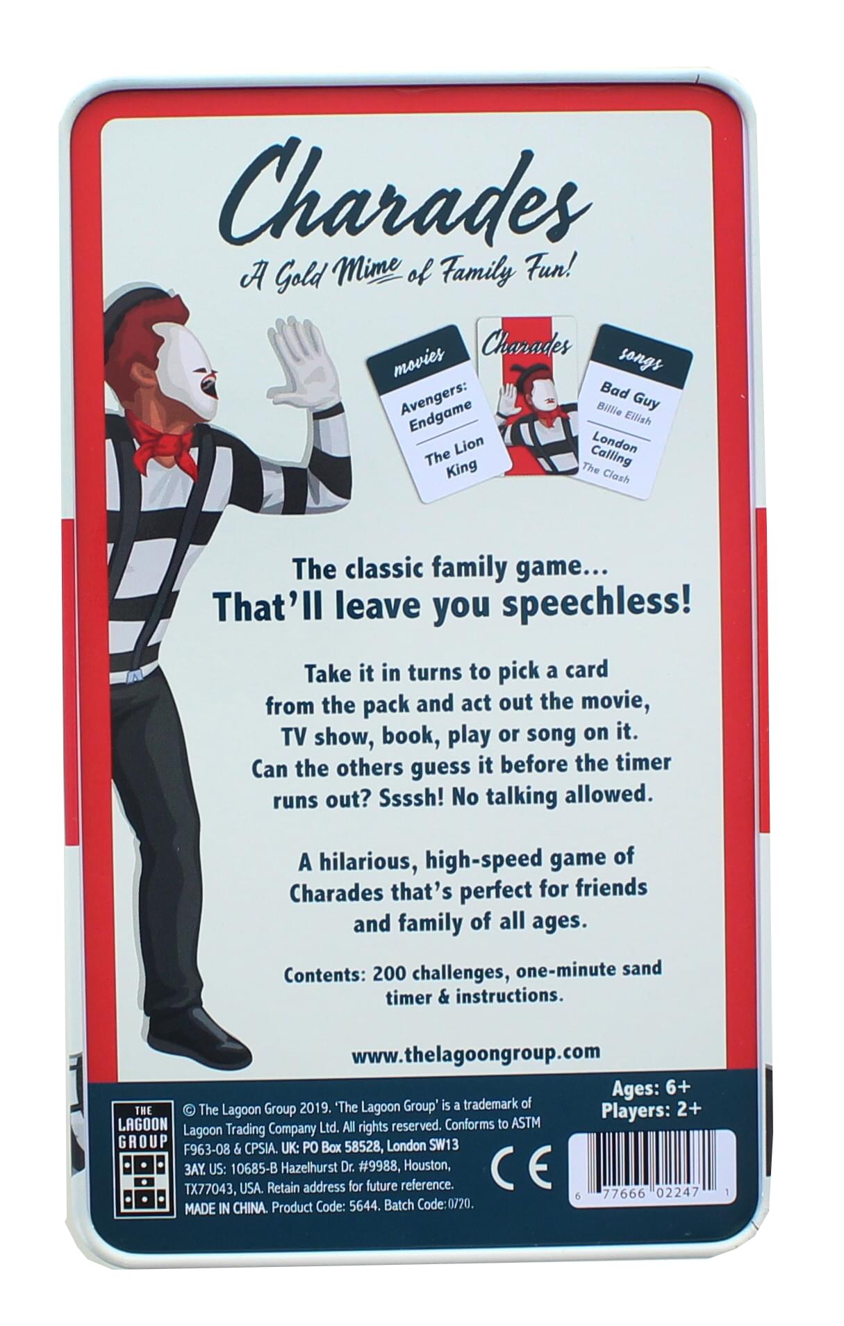 Charades Family Card Game | 200 Challenges