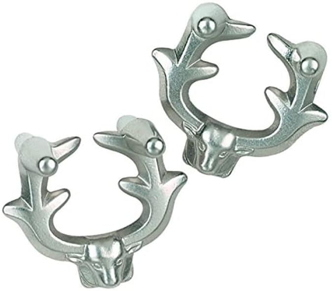 Hanayama Level 6 Cast Metal Brain Teaser Puzzle - Elk
