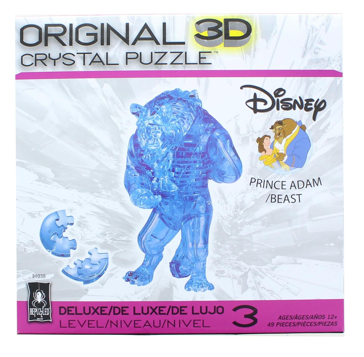 Disney The Beast 49 Piece 3D Crystal Jigsaw Puzzle | Free