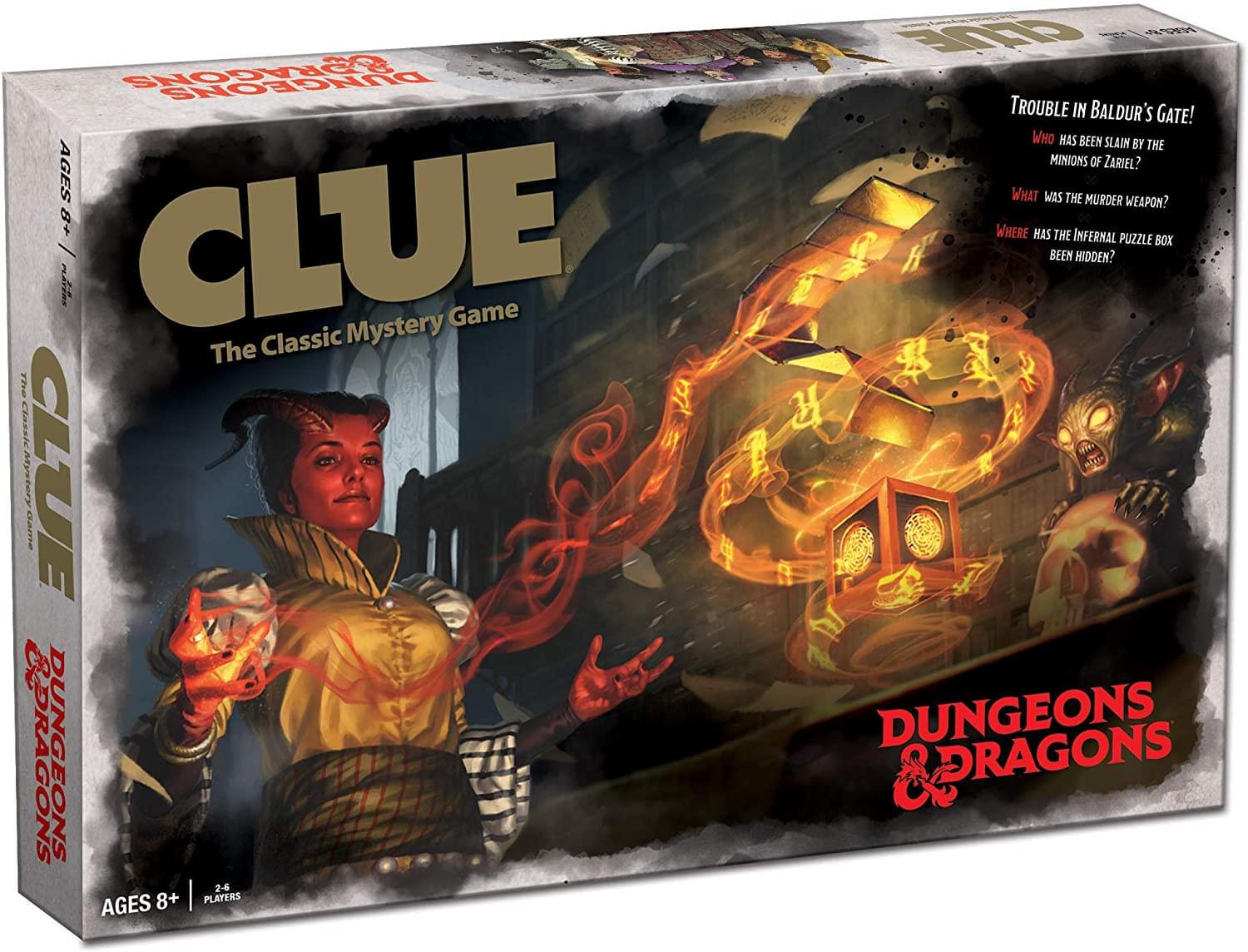 Dungeons & Dragons Clue Board Game | For 3-6 Players