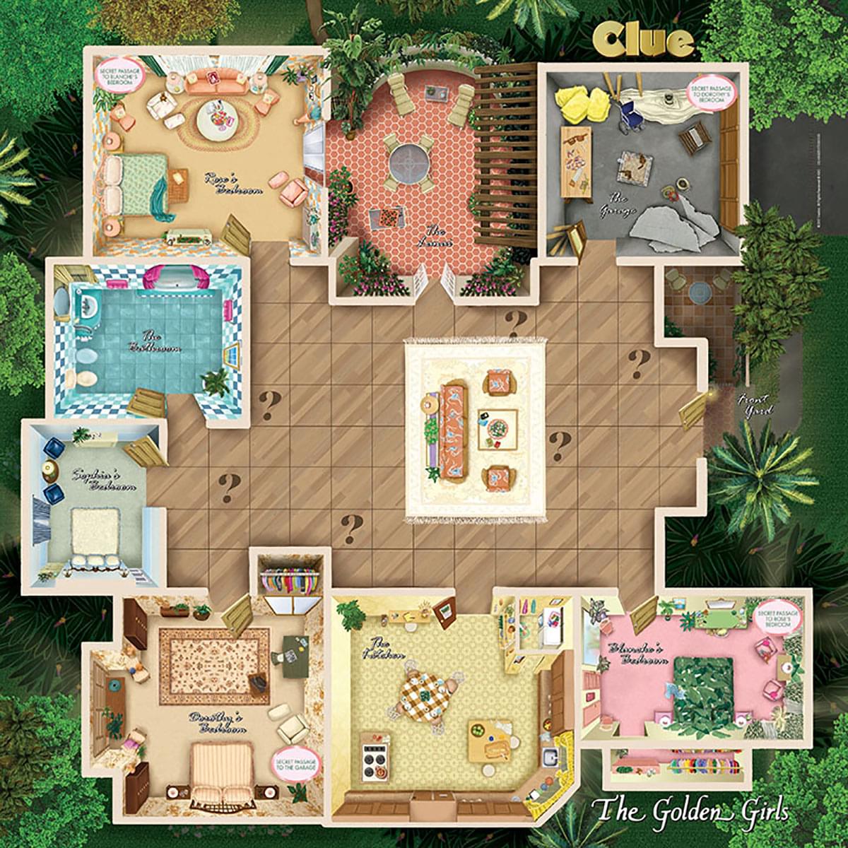 The Golden Girls Clue Board Game