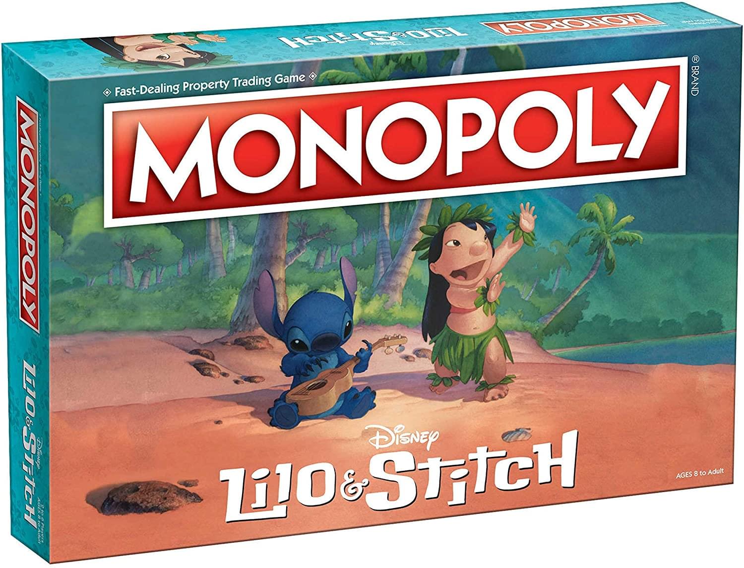 Disney Lilo & Stitch Monopoly Board Game | For 2-6 Players