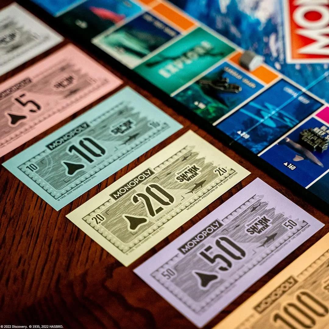 Shark Week Monopoly Board Game