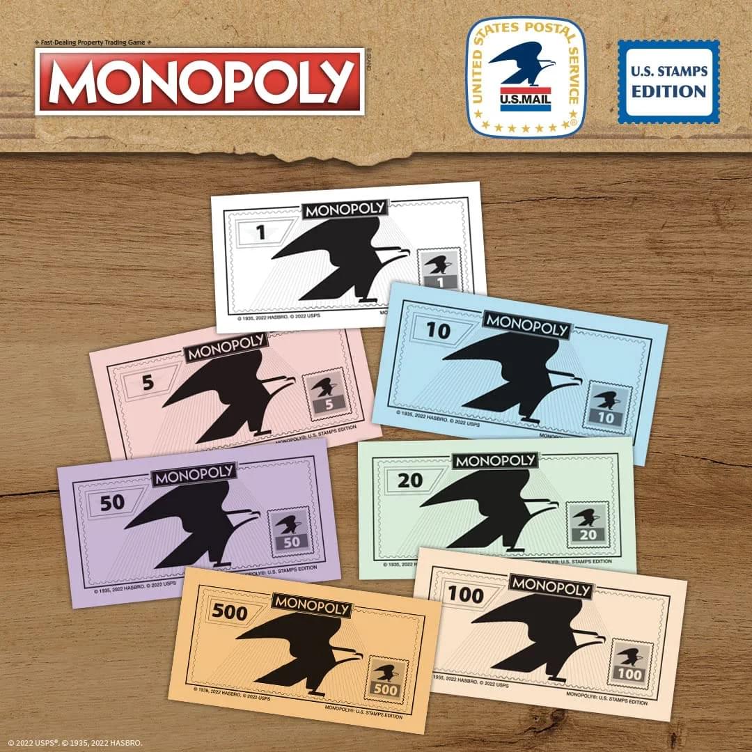 U.S. Stamps Monopoly Board Game