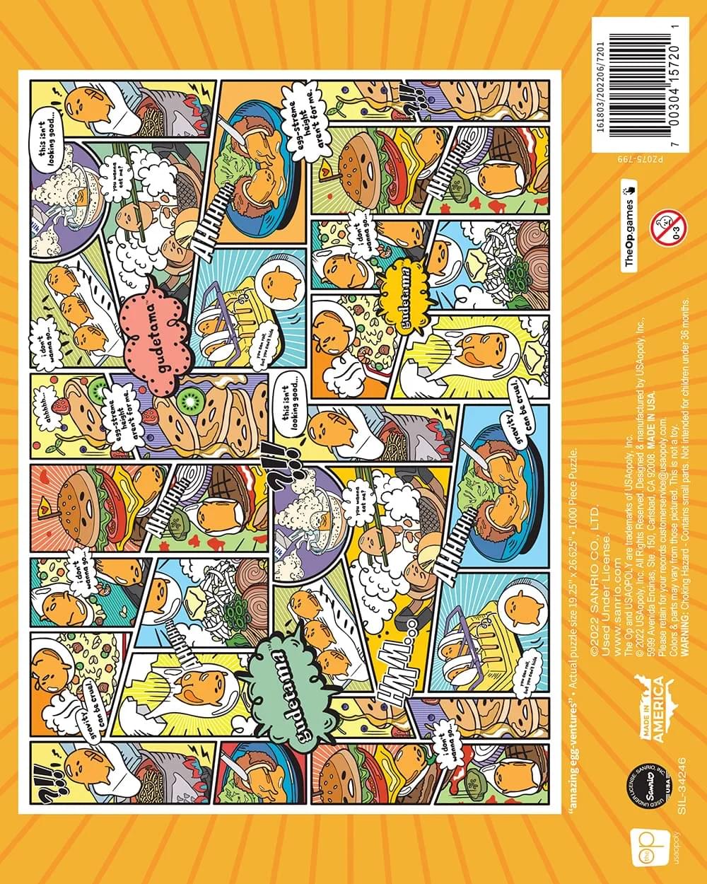 Gudetama 1000 Piece Jigsaw Puzzle