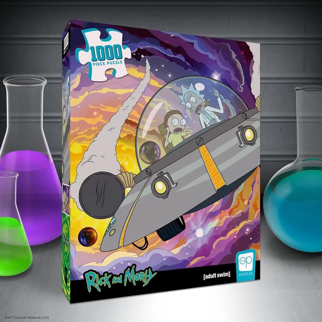 Rick and Morty Space Cruiser 1000 Piece Jigsaw Puzzle