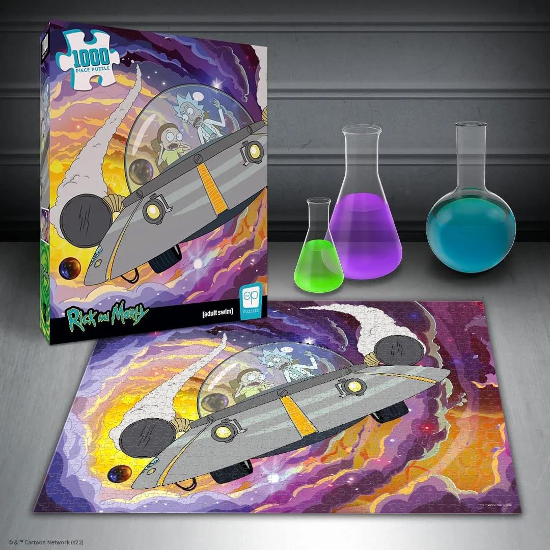 Rick and Morty Space Cruiser 1000 Piece Jigsaw Puzzle
