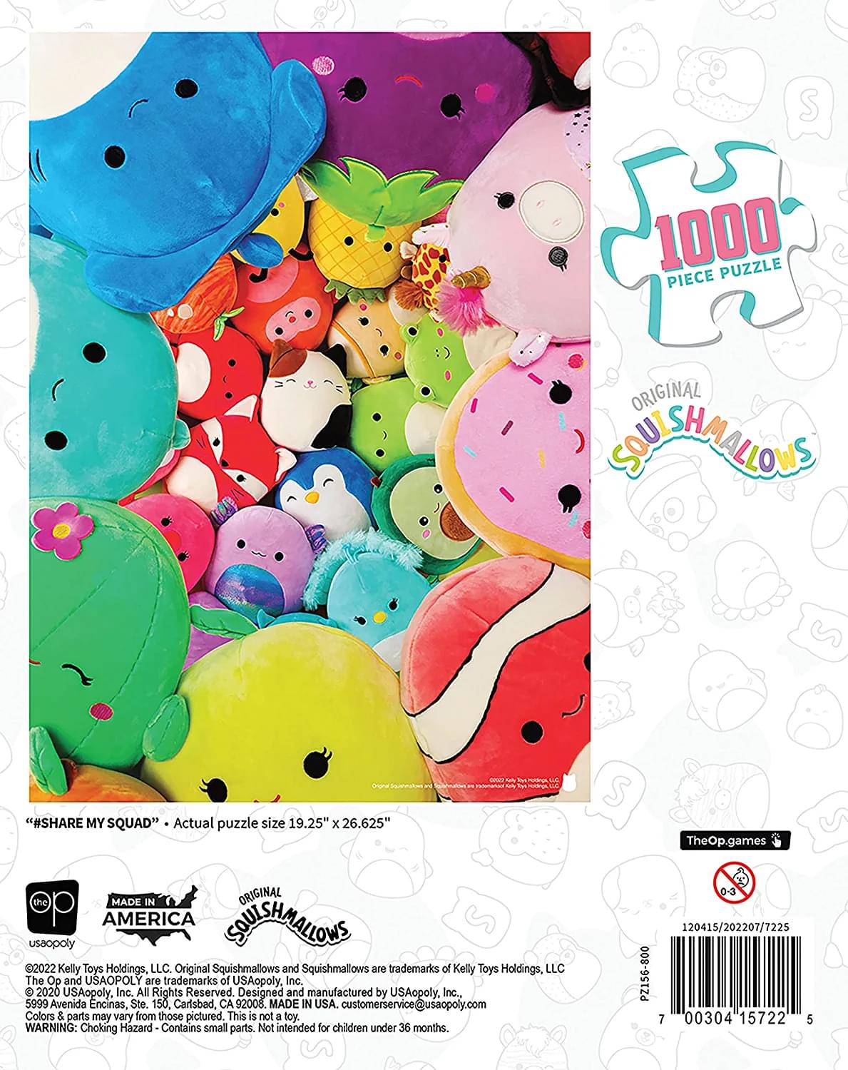 Squishmallows 1000 Piece Jigsaw Puzzle