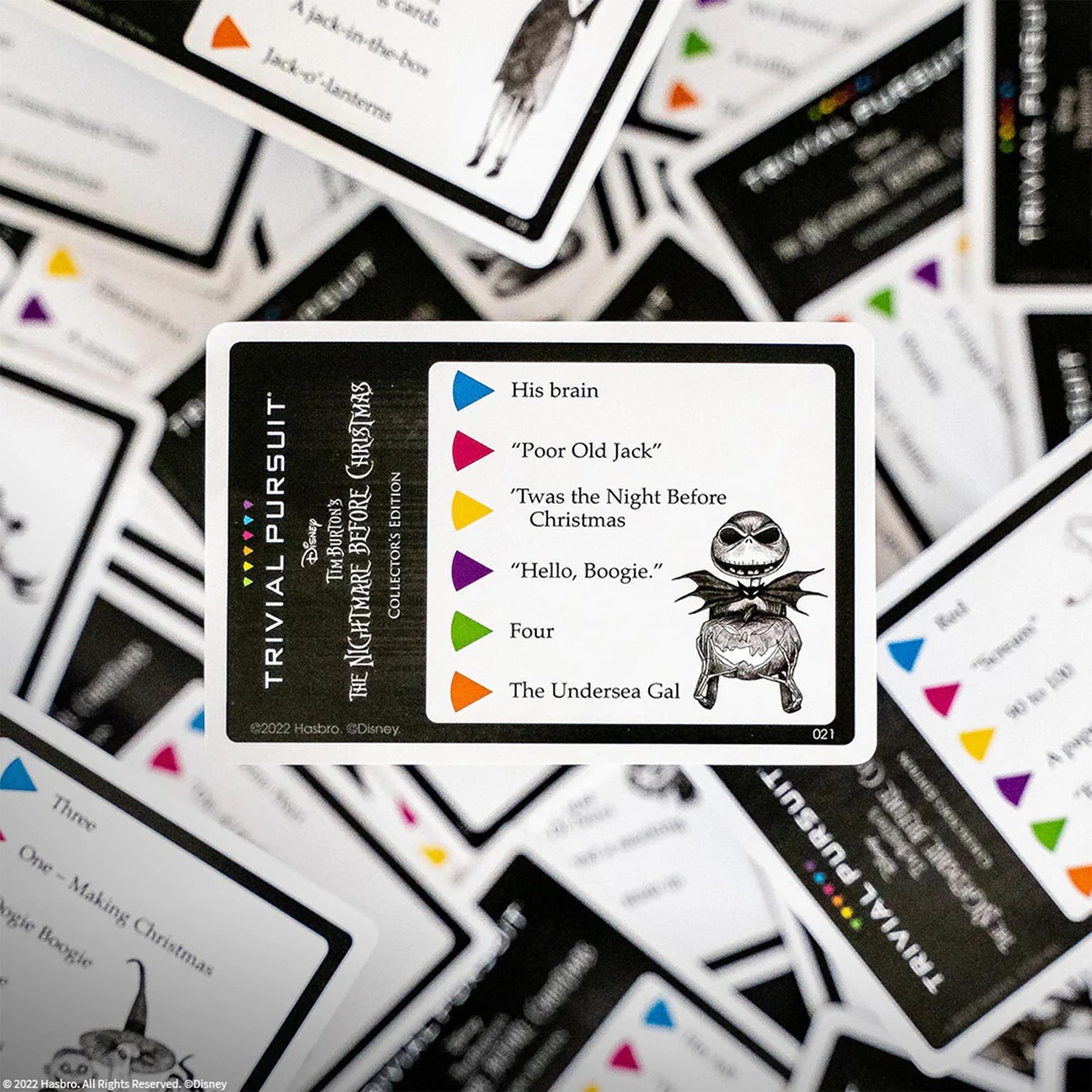 Nightmare Before Christmas Trivial Pursuit Board Game | Travel Edition