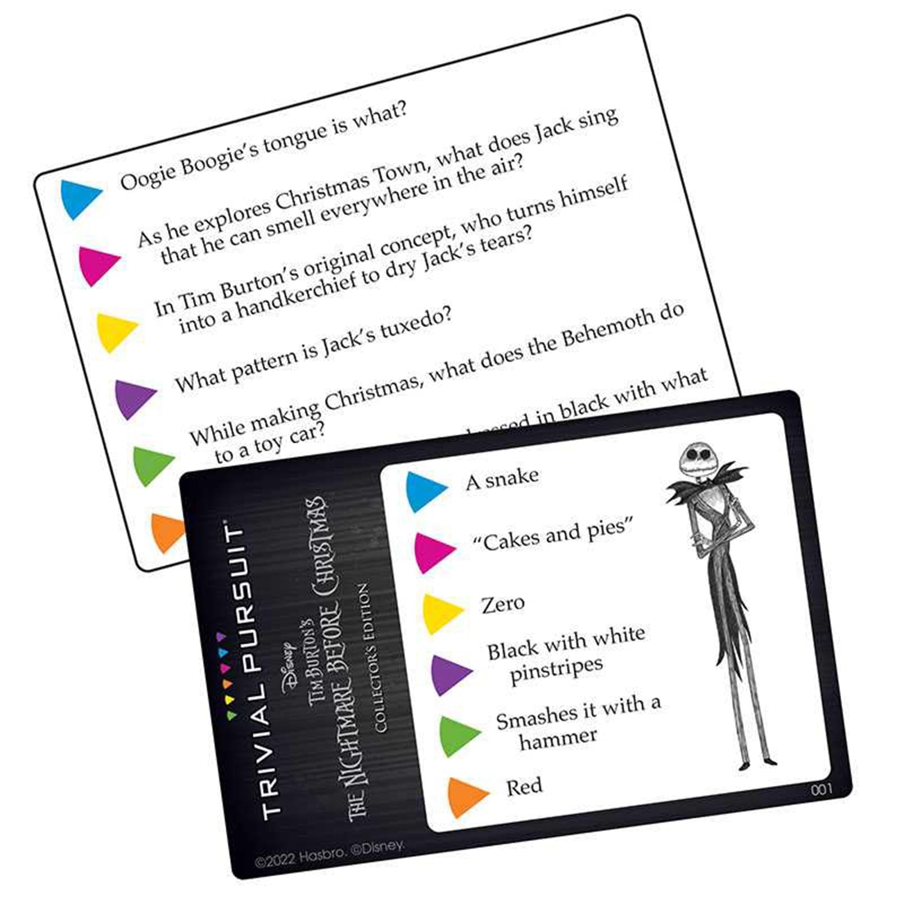 Nightmare Before Christmas Trivial Pursuit Board Game | Travel Edition