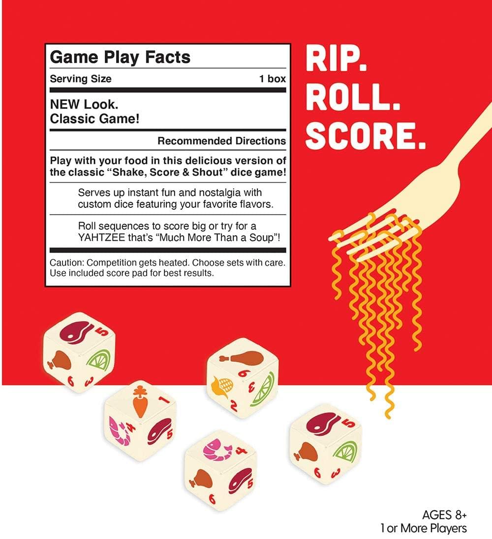 Cup Noodles Yahtzee Dice Game | For 1+ Players