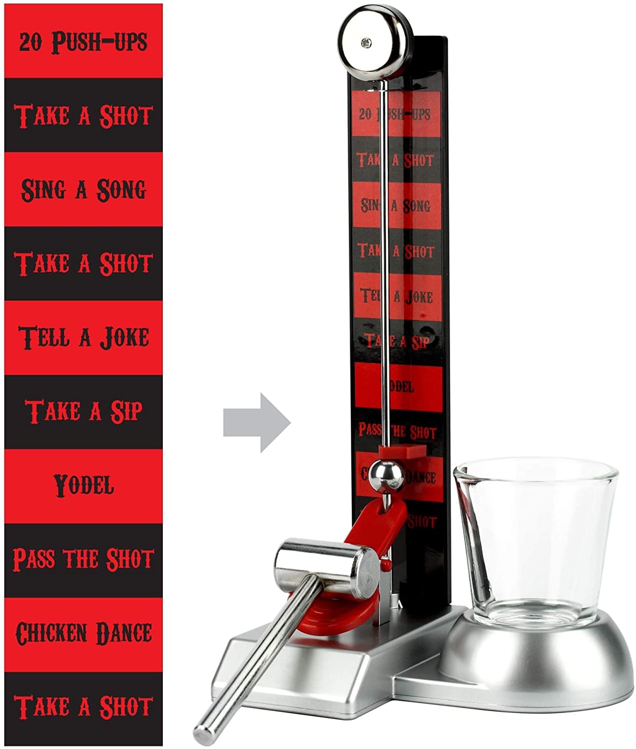 Hammer Shot | Adult Party Drinking Game | Includes 2oz Shot Glass